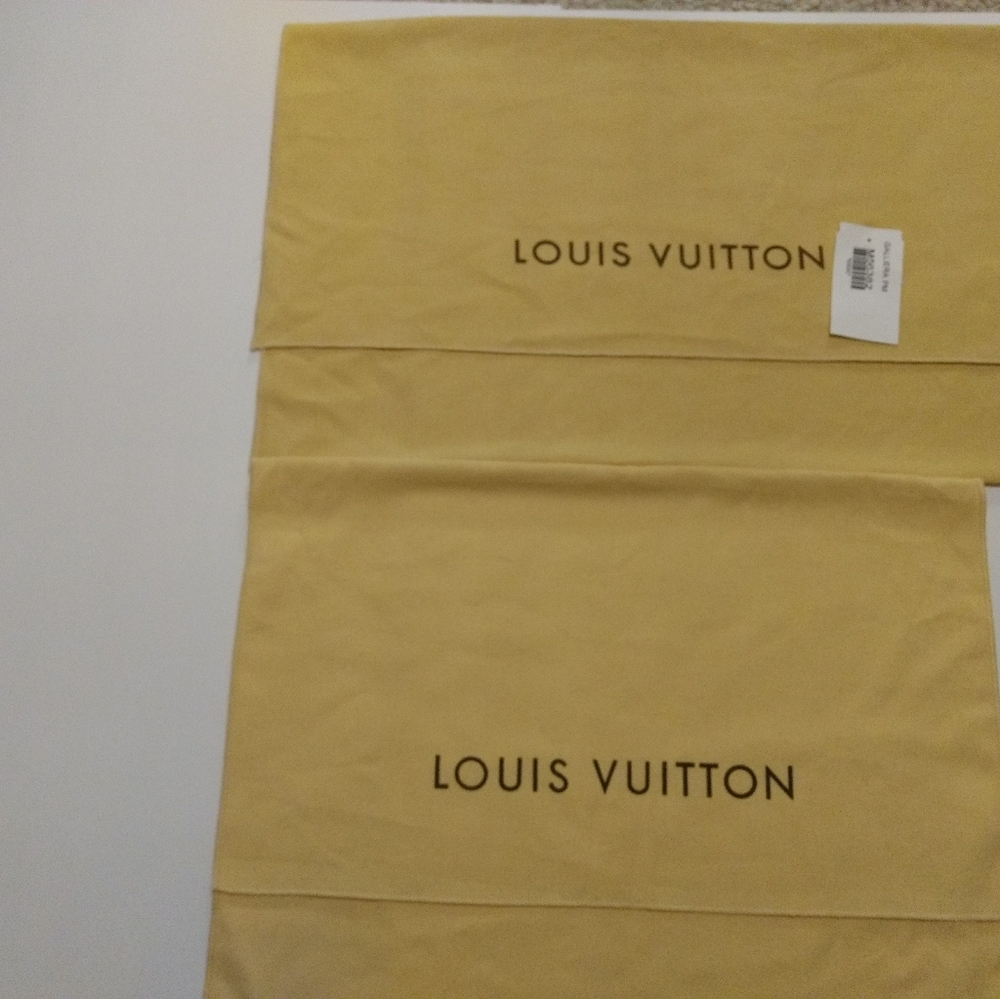 1 lrg 1 small Louis Vuitton dust bag